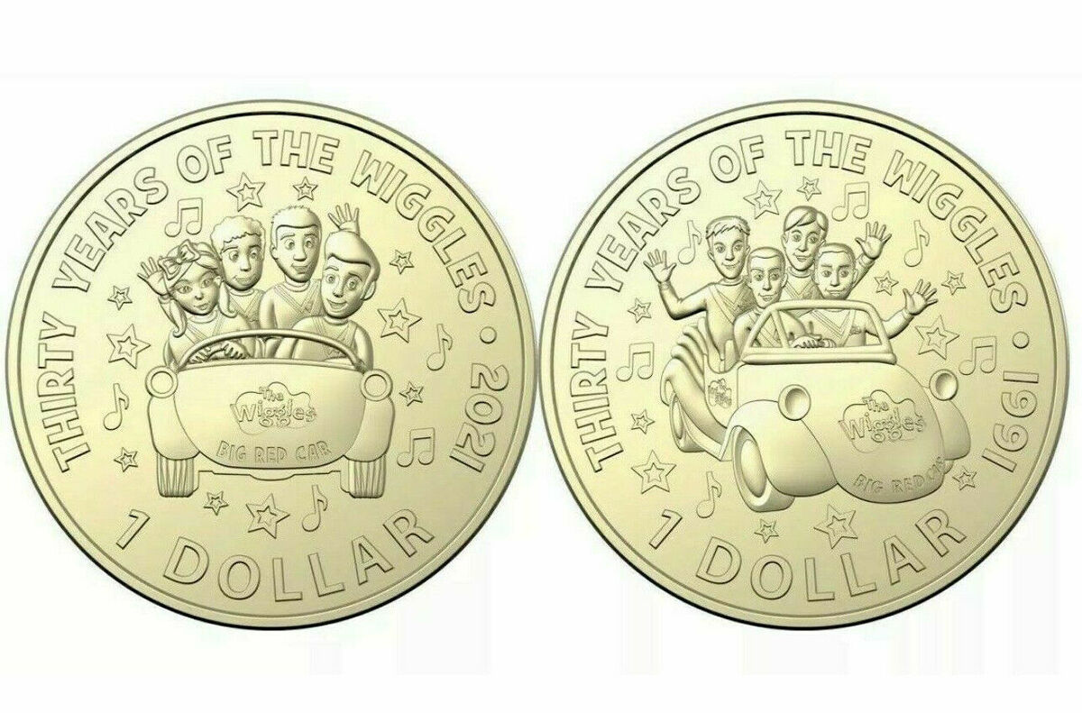 2021 30 Years of The Wiggles - Six Coin Set