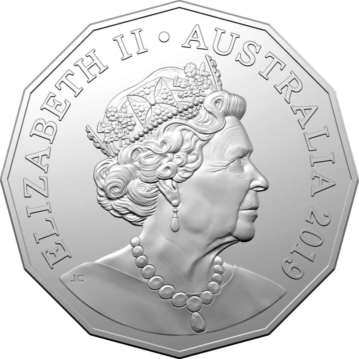 2019 Australian 50 Cent Coin JC Jody Clark Low mintage uncirculated from mint bag