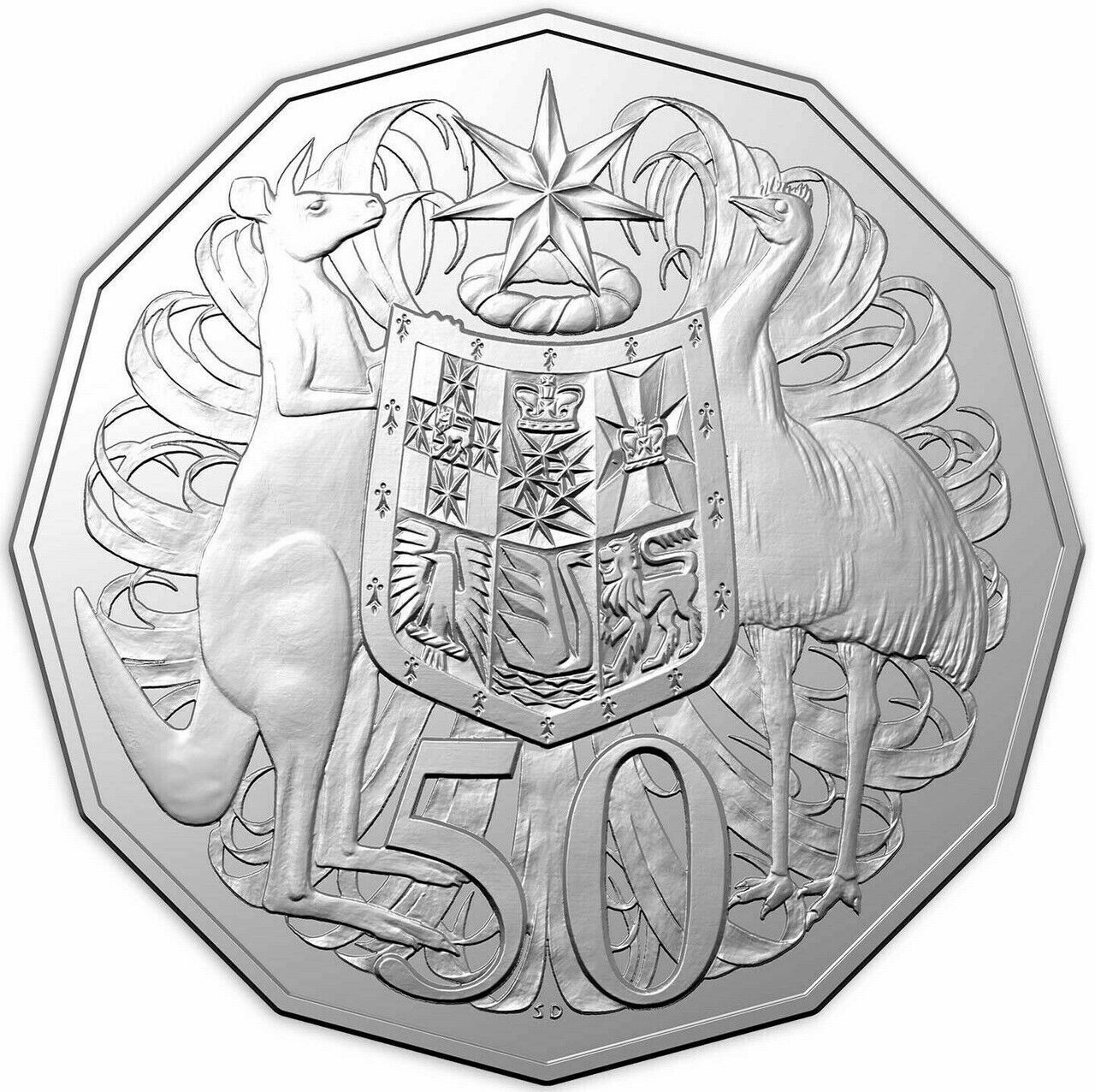 2019 Australian 50 Cent Coin JC Jody Clark Low mintage uncirculated from mint bag