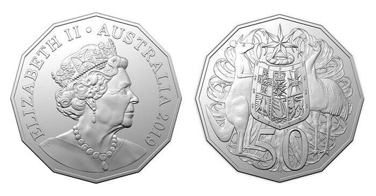 2019 Australian 50 Cent Coin JC Jody Clark Low mintage uncirculated from mint bag