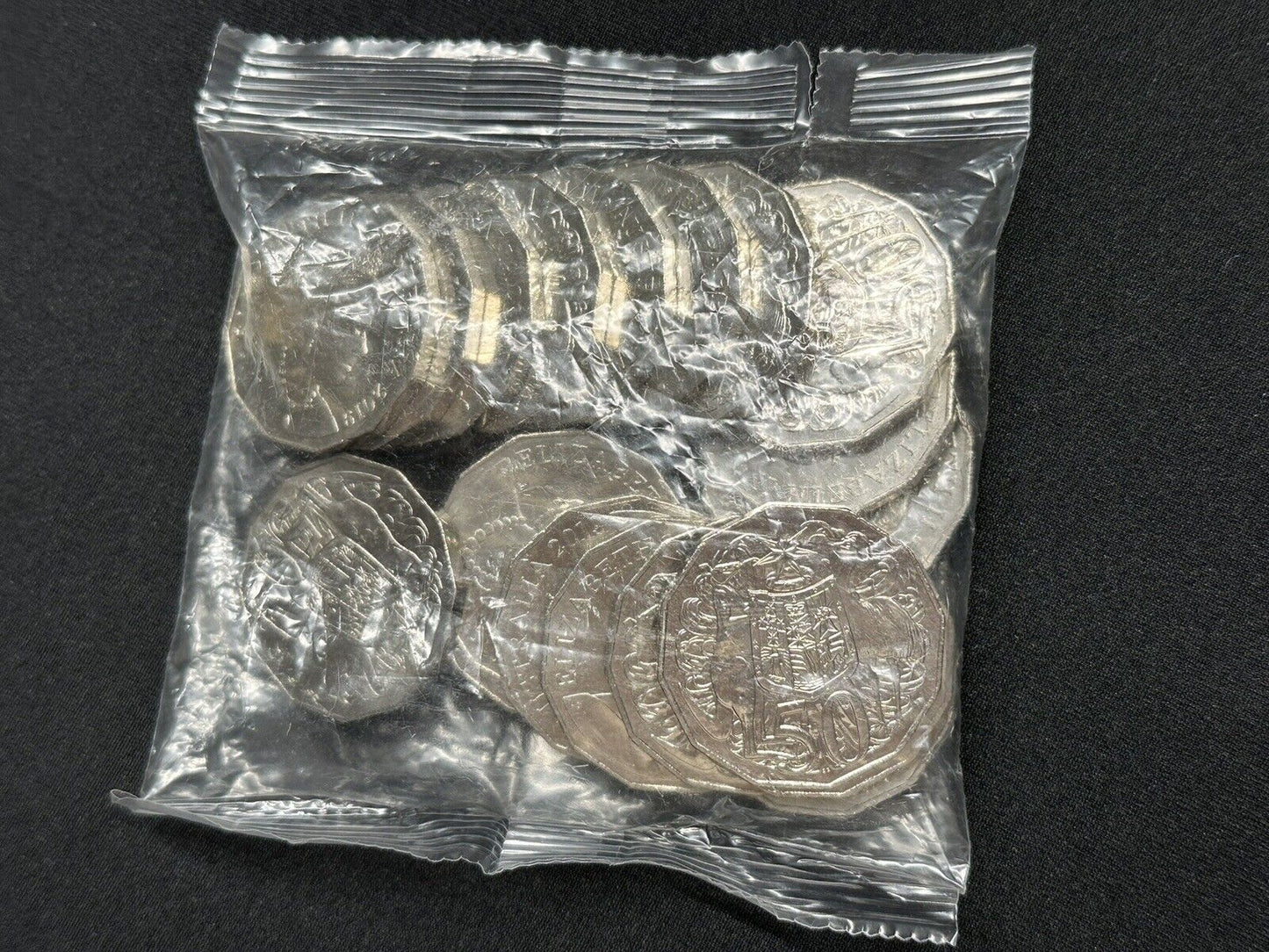2019 COA 50c Jody Clark JC 1 bag 20 coins UNC 50 cent