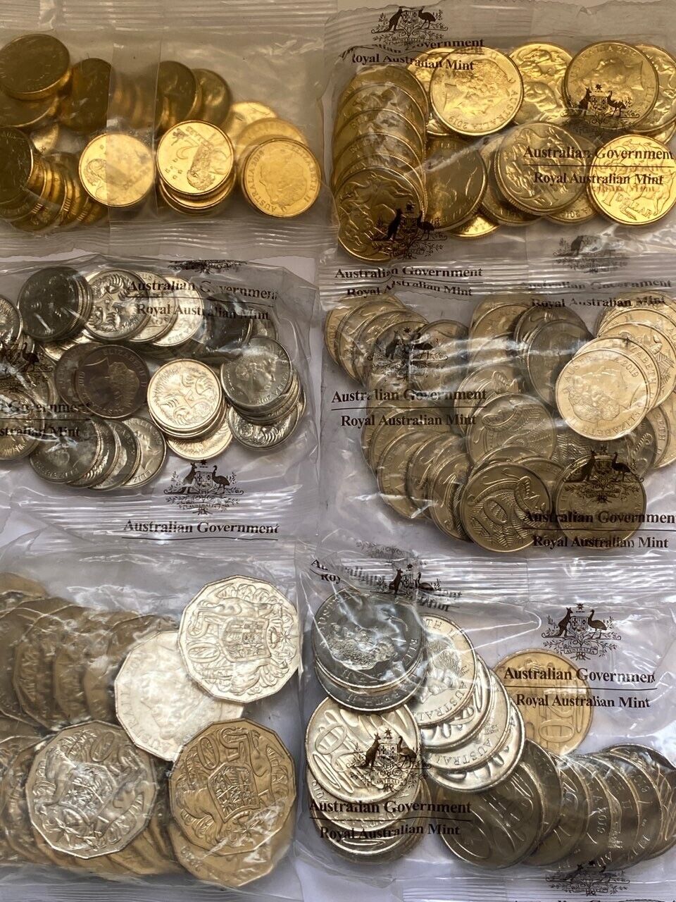 2019 Australian Coin Set - IRB Ian Rank-Broadley- 6 Coins UNC from mint bags