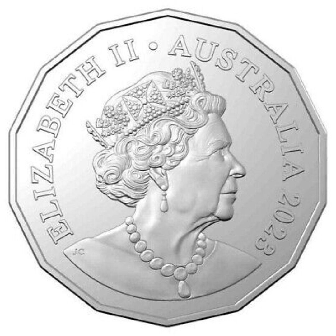 2023 Royal Australian Mint Fifty Cents 50c Lunar New Year of the Rabbit Tetra-Decagonal Lunar Series Coin