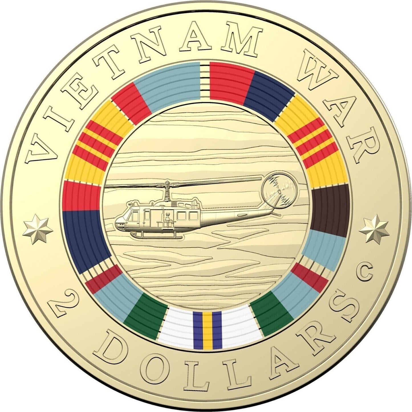 2023 $2 Vietnam War – 50th Anniversary of the end of Australia’s Involvement C Mintmark Coin