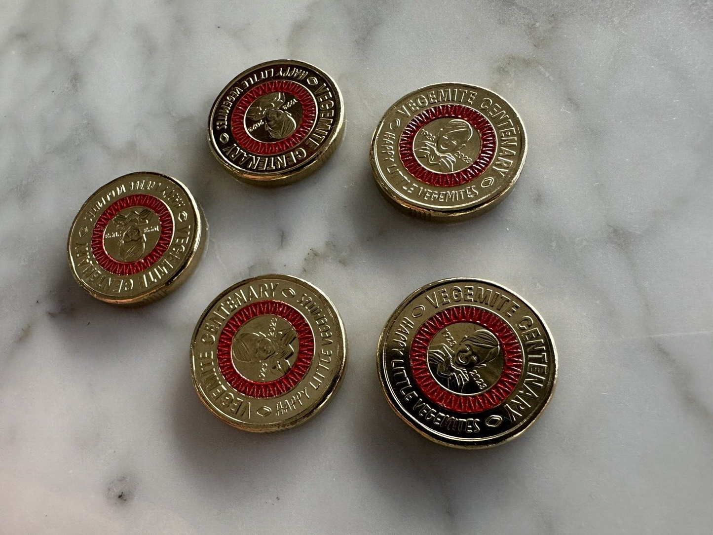 2023 Australian $2 Red coin Woolworths Centenary Vegemite