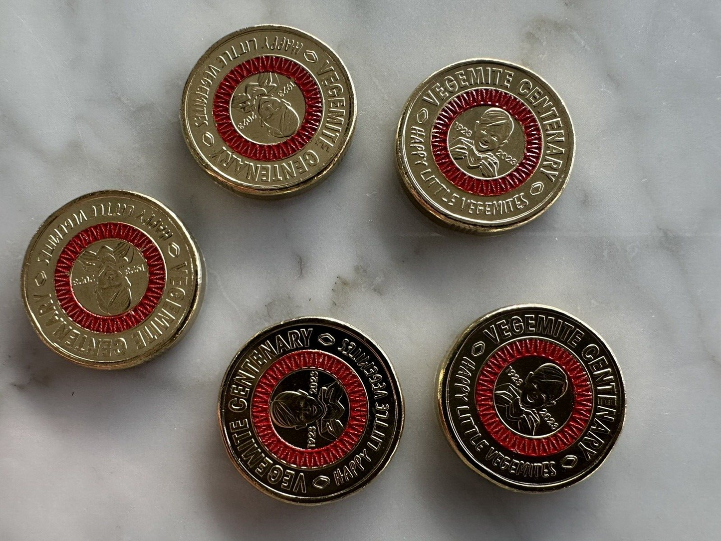 2023 Australian $2 Red coin Woolworths Centenary Vegemite