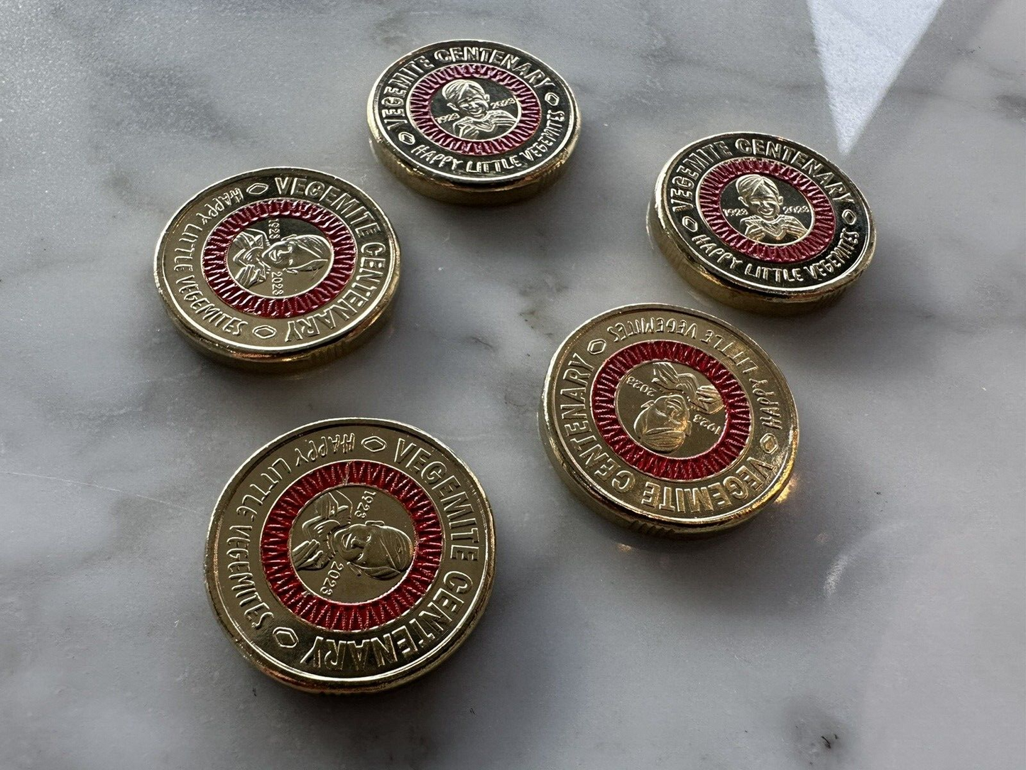 2023 Australian $2 Red coin Woolworths Centenary Vegemite