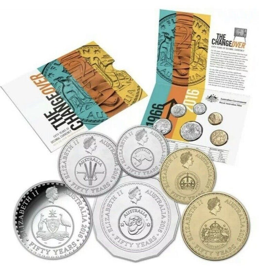 2016 Changeover Royal Australia Mint 6 coin set
