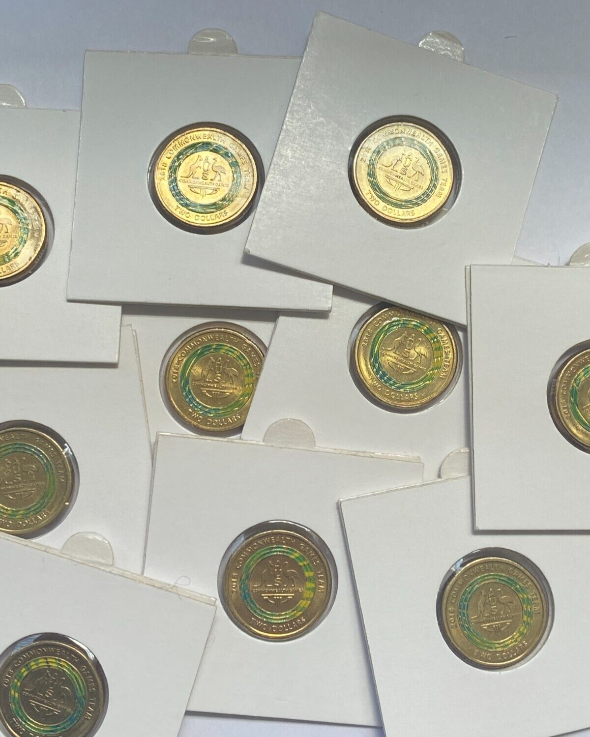 2018 $2 two dollar Gold Coast Commonwealth Games Australia GREEN - Circulated