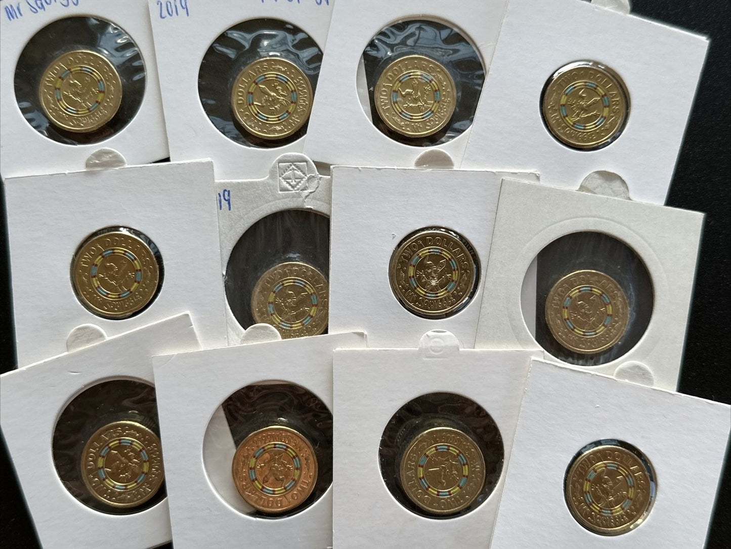 2019 Mr Squiggle $2 Two Dollar Coin - Circulated - Low Mintage