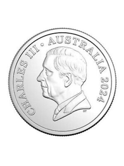 2024 King Charles III Obverse Twenty Cent Australian Decimal Coin - CIRCULATED