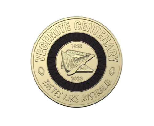 2023 Australian $2 Black Woolworths Centenary of Vegemite Coin
