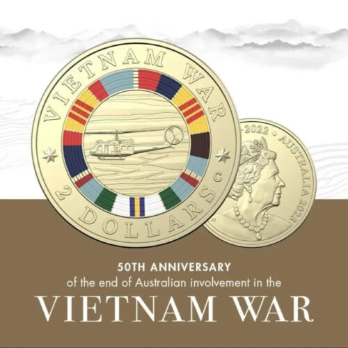 2023 $2 Vietnam War – 50th Anniversary of the end of Australia’s Involvement C Mintmark Coin