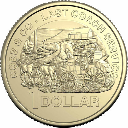 2024 $1 Centenary of Last Cobb & Co Coach PNC