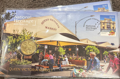 2021 $1 Queen Victoria Market Great Aussie Coin Hunt PNC