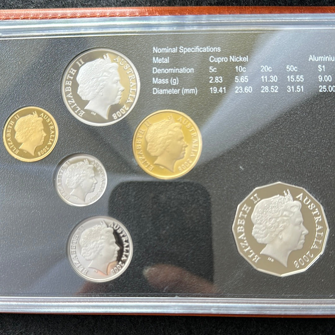 2008 Royal Australian Mint 6 coin Proof Set