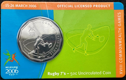 2006 Melbourne XVIII Commonwealth Games UNC 50c