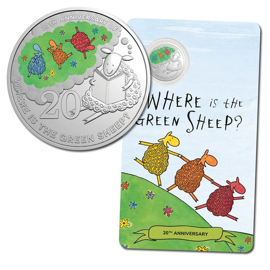 2024 20th Anniversary of Where is the Green Sheep – 20c Coloured Uncirculated Coin