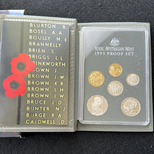 1995 Royal Australian Mint 6 Coin Proof Set