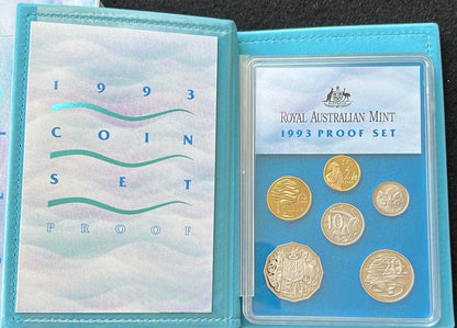 1993 Royal Australian Mint 6 coin Proof Set