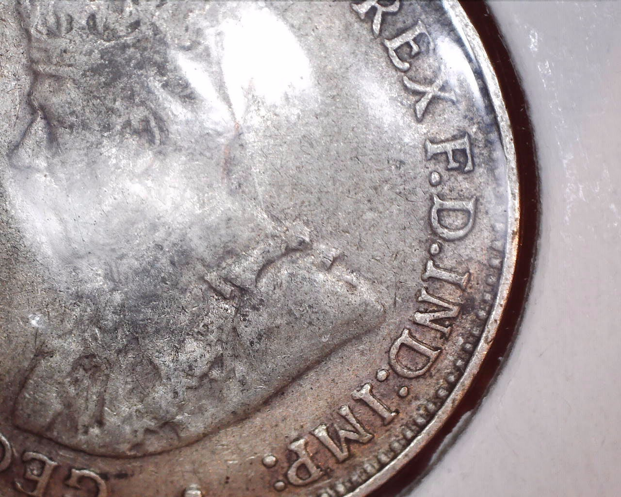 1928 Australian Three Pence - 92.5% Silver - Doubling Error