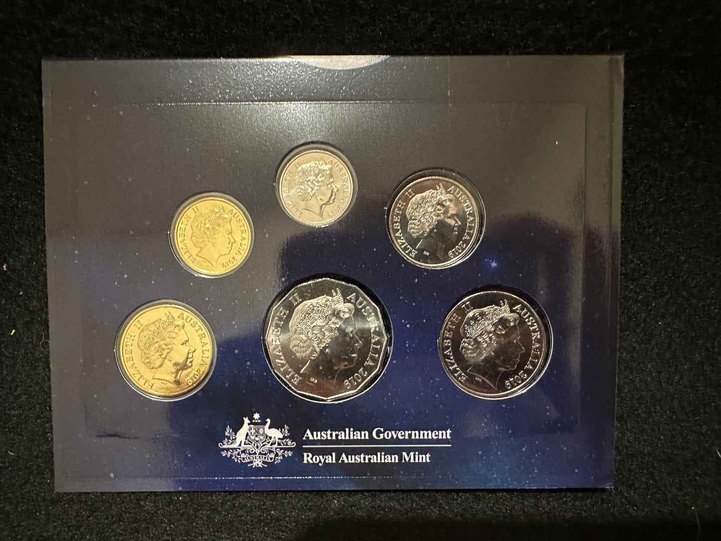 2019 Royal Australian Mint Moon Landing Uncirculated Six Coin Year