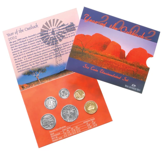 2002 Uncirculated Mint Coin Set – Year of the Outback