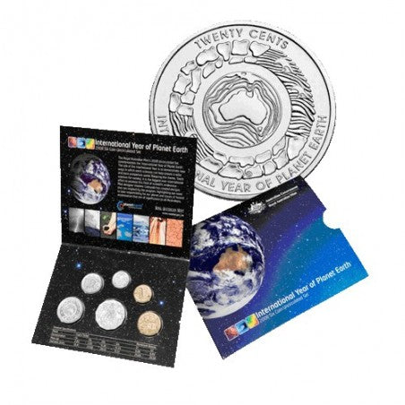 2008 Year Uncirculated 6 Coin Set International Year of Planet Earth ...