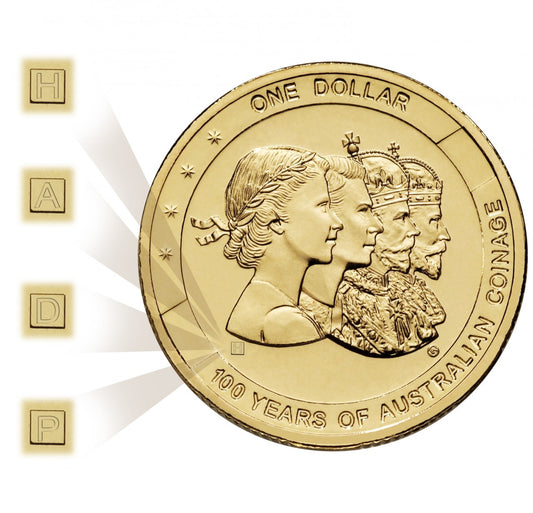 2010 Four Coin Privy Mark Set 100 Years of Coinage