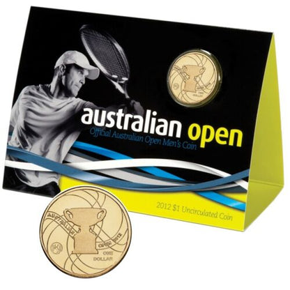 2012 Australian Open Men's $1 Carded Coin