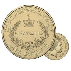 2016 Australia’s First Mints Growth from Gold $1 coin on card Sydney Counterstamp