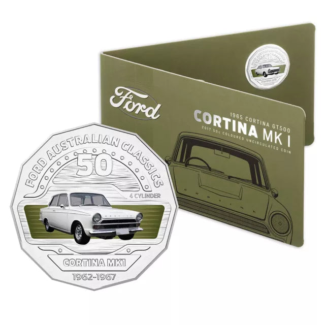 2017 50 cent Cortina Mk1 (1962-67) from Ford Australia Classic Collection