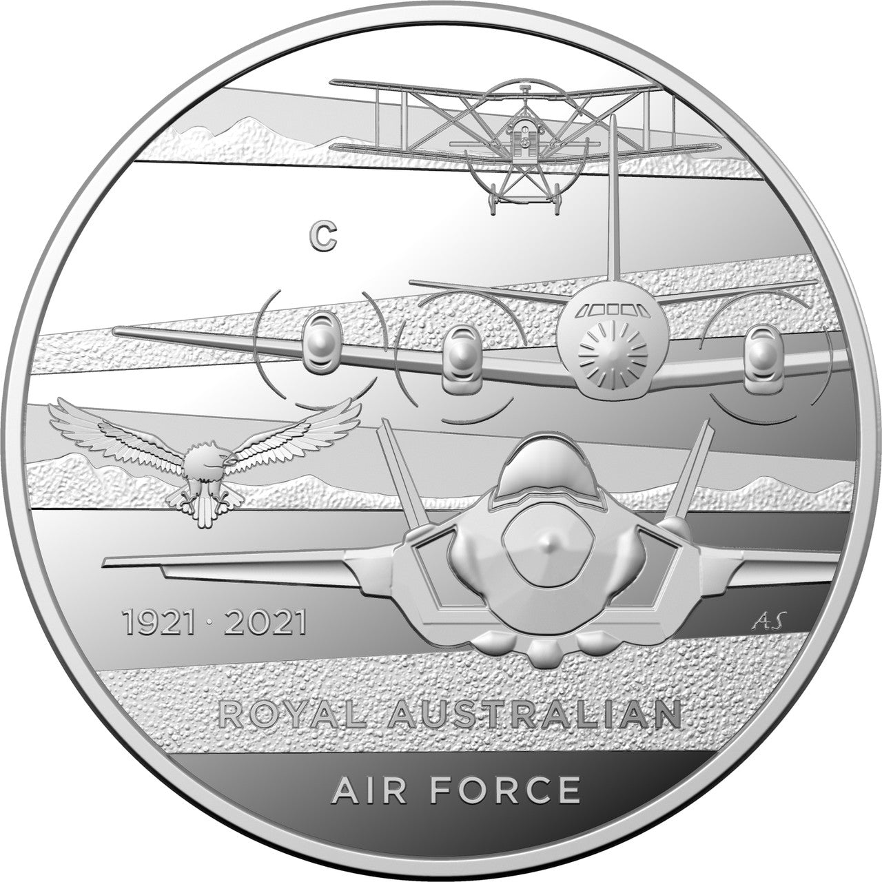 2021 Australia RAM $1 C Mintmark Silver Proof Coin – Heroes of the Sky