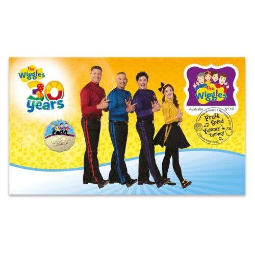2021 The Wiggles New Cast 30c PNC 30 YEARS OF THE WIGGLES