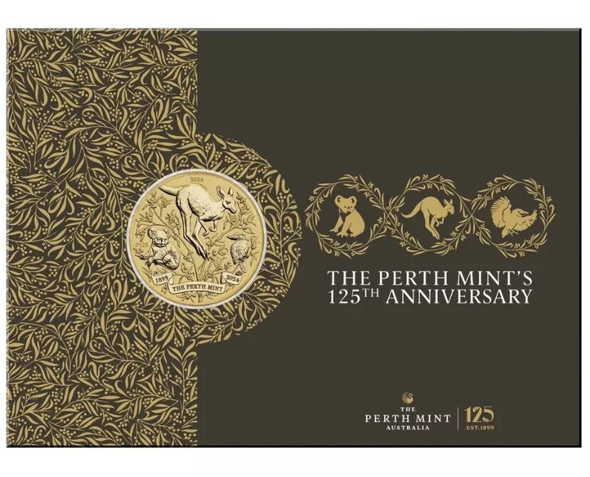 2024 The Perth Mint's 125th Anniversary $1 Coin in Card