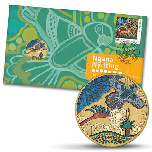 2025 $1 Ngana Nyitting – The Art of Kevin Bynder Black Cockatoo PNC