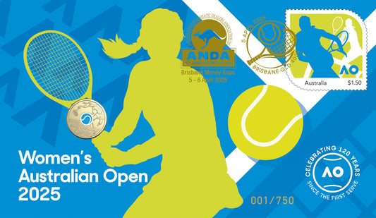 2025 Brisbane Money Expo Exclusive – ANDA 2025 $2 Women’s Australian Open PNC - No 397/750