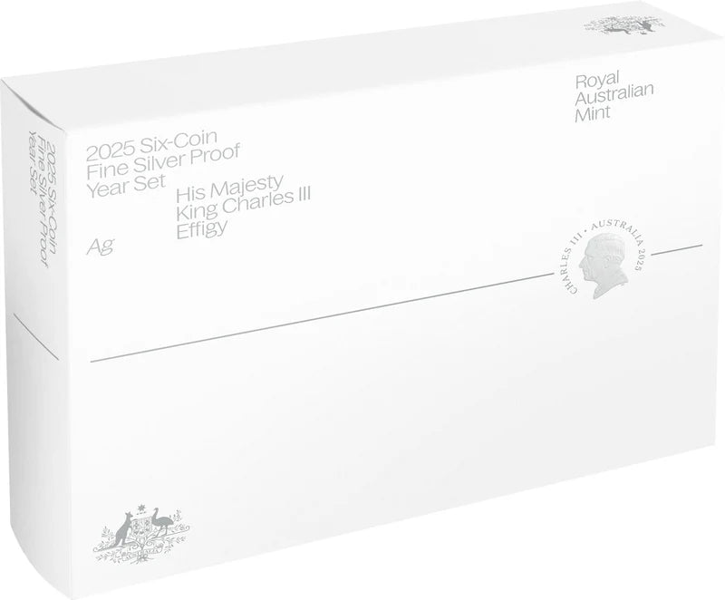 2025 Royal Australian Mint Six-Coin Silver Proof Year Set