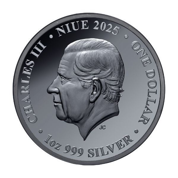 2025 $1 Honey Bee 1oz Black Silver Gilded Proof Coin