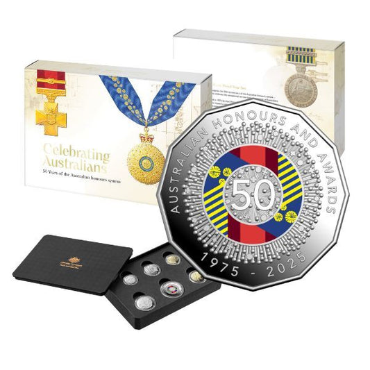 2025 Six-Coin Proof Year Set – Celebrating Australians: 50 Years of the Australian Honours System