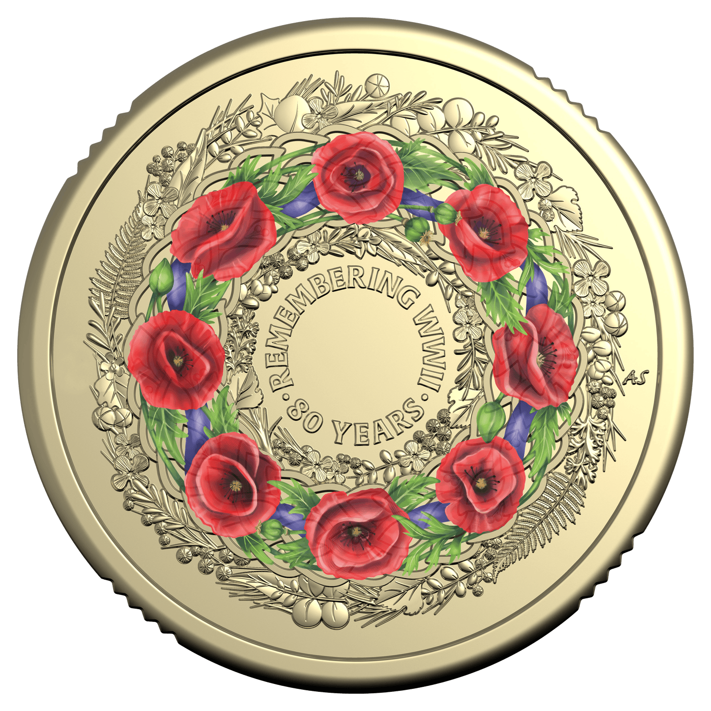 2025 $2 Poppy Wreath - 80 Years On Remembering the Second World War Premium Uncirculated Coin Roll