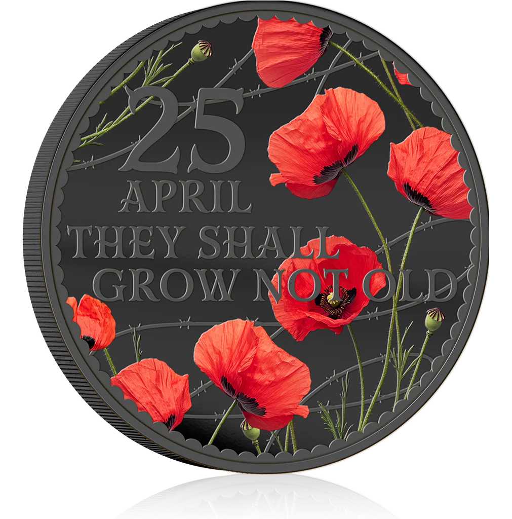 2026 50 cent Gallipoli Remembrance – “They Shall Grow Not Old” Limited Edition BU Coin