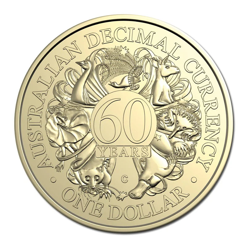2026 $1 60th Anniversary of Decimal Currency – ‘C’ Mintmark (5 Card Styles available)