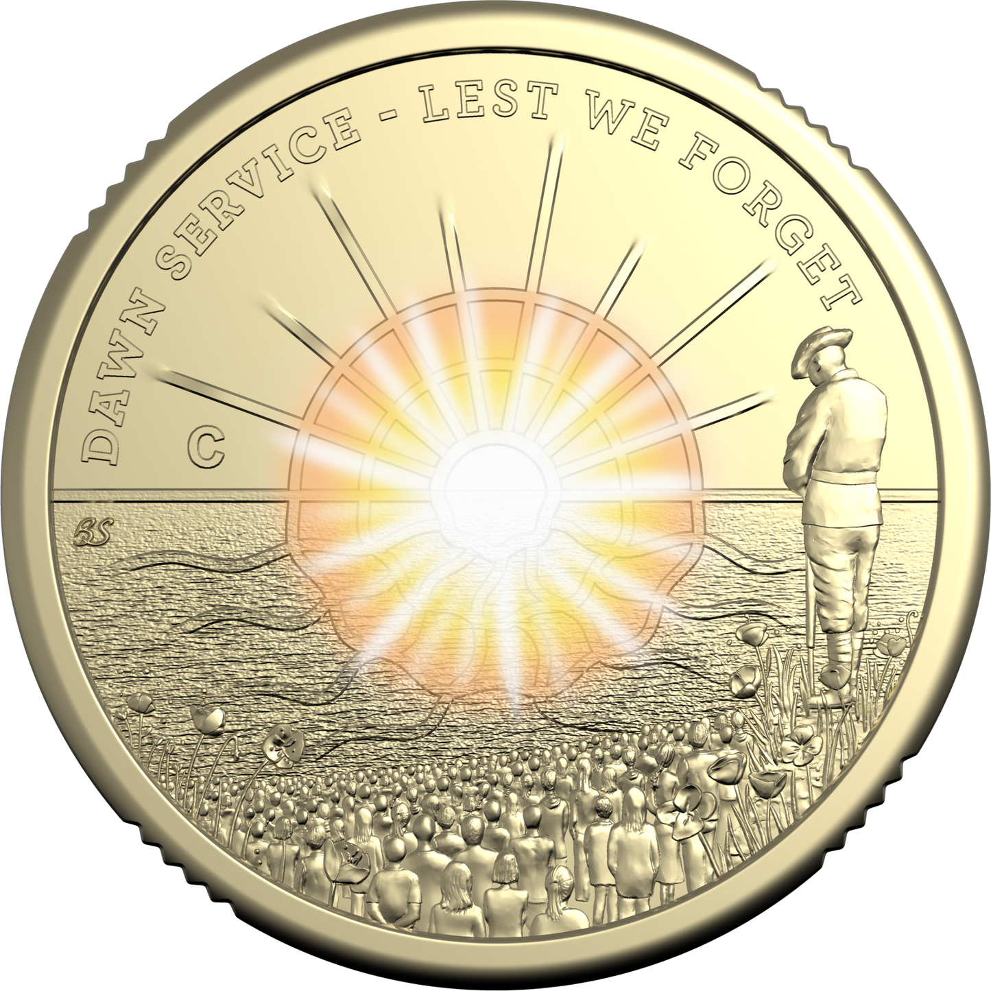 2026 $2 Dawn Service ‘C’ Mintmark Carded Coin – Royal Australian Mint