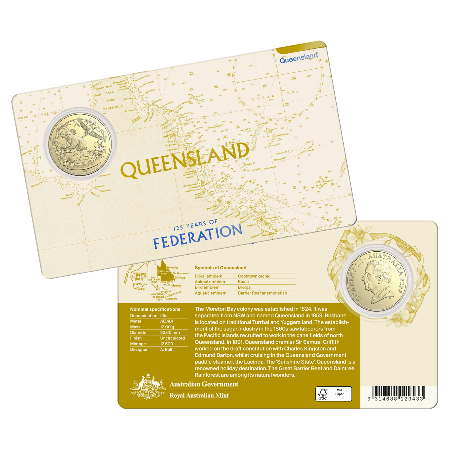 2026 Seven-Coin 125th Anniversary of Federation Uncirculated Collection