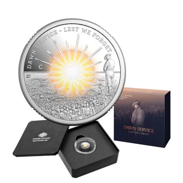 2026 $2 Dawn Service ‘C’ Mintmark Silver Proof Coin – Royal Australian Mint