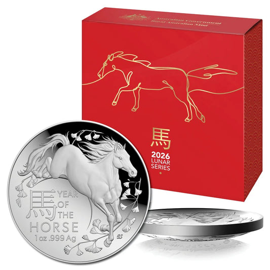 2026 Lunar Year of the Horse – Domed Silver Proof Coin