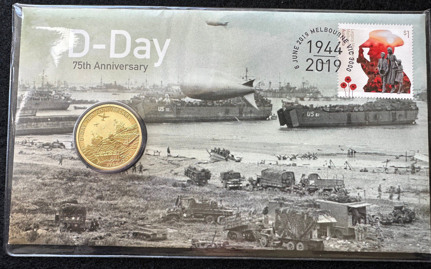 2019 D-Day 75th Anniversary $1 PNC