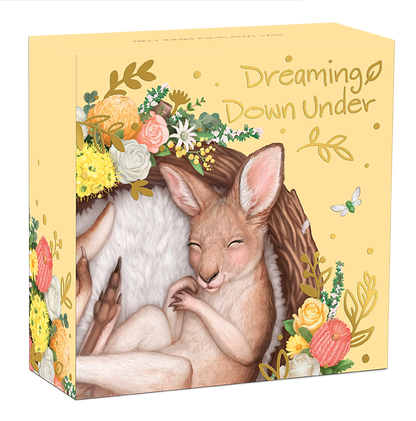2021 Dreaming Down Under – Kangaroo  1/2oz Silver Proof Coloured Coin | First in Series
