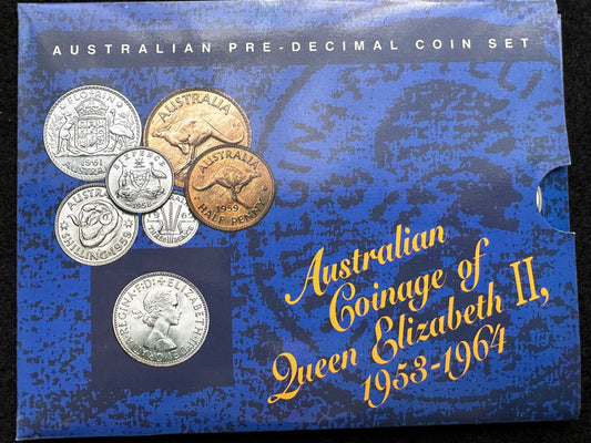 1962 Australia Pre-Decimal Coinage of Queen Elizabeth II 1953-1964
